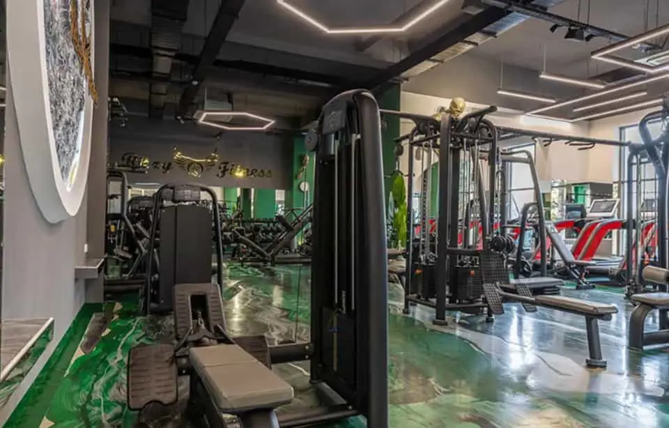 Азербайджан, 600 квадратных метров смешанного гендерного тренажерного зала класса люкс для фитнеса
